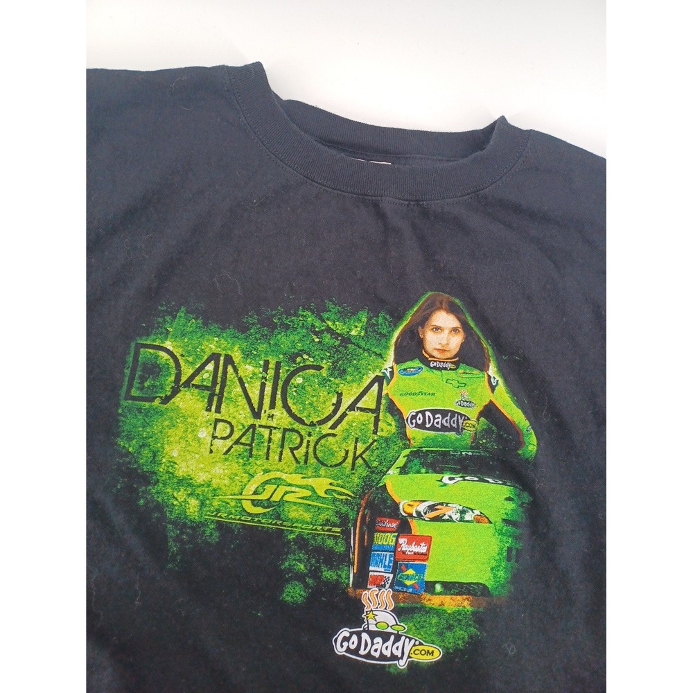 Chase Authentics Mens 2x 2009 Danica Patrick #7 Go Daddy Short Sleeve Shirt